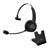 Klip Xtreme KCH-905 - Headset Con Base, Mono, Circumaural, Inalámbrico, Bluetooth, 20Hz-20KHz, Negro