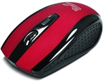 Klip Xtreme Klever  - Mouse, Inalámbrico, USB, Óptico, 1600 dpi, Rojo