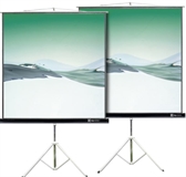 Klip Xtreme KPS-104 - Projector Screen, 120", 4:3, Tripod Screen, White