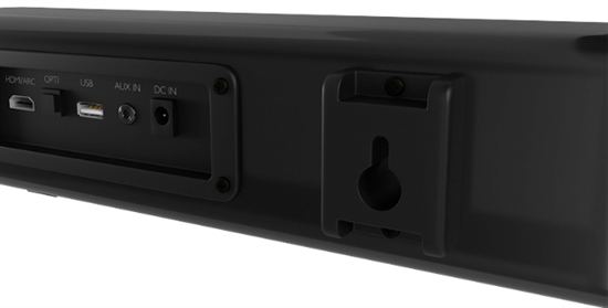 Klip Xtreme KSB-001 - Sound bar ports view