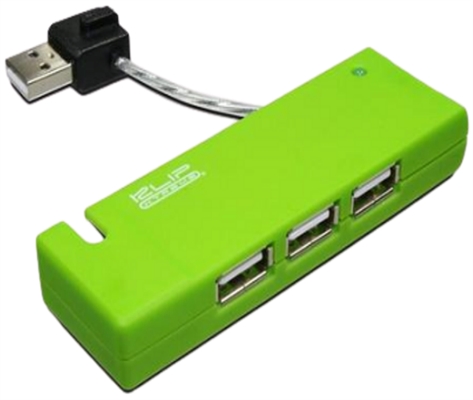 Klip Xtreme KUH-400G 2.0 USB HUB 4 Puertos Alimentado por USB