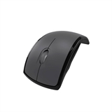 Klip Xtreme Lightflex - Ergonomic Mouse, Wireless, USB, Optic, 1000 dpi, Gray