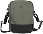 Klip Xtreme KCB-451 - Crossbody Smartphone Bag, Nylon and PU, Green, Weather-Resistant Design