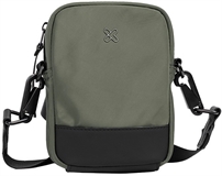 Klip Xtreme KCB-451 - Crossbody Smartphone Bag, Nylon and PU, Green, Weather-Resistant Design