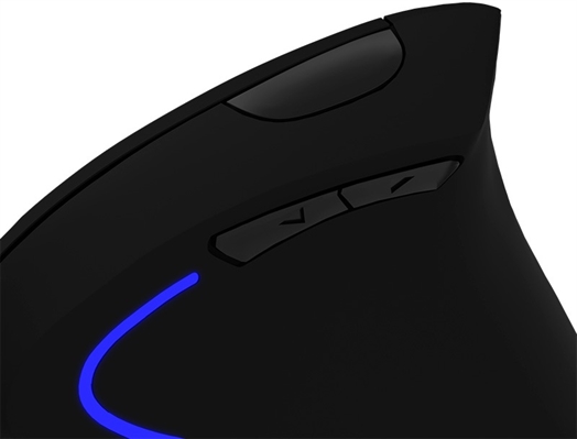 Klip Xtreme-Mouse-2 4 GHz-Wireless-Vertical-Rechargeable Front View 2
