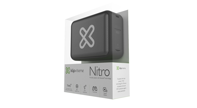 Klip Xtreme Nitro Vista Gris Caja