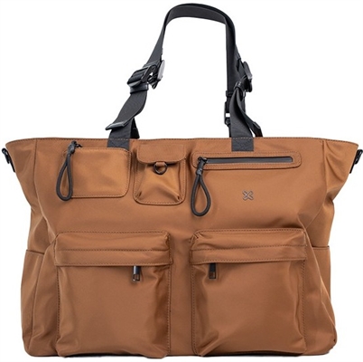 Klip Xtreme Nomadia 15.6" Laptop Briefcase Brown - KLB-851 - front view