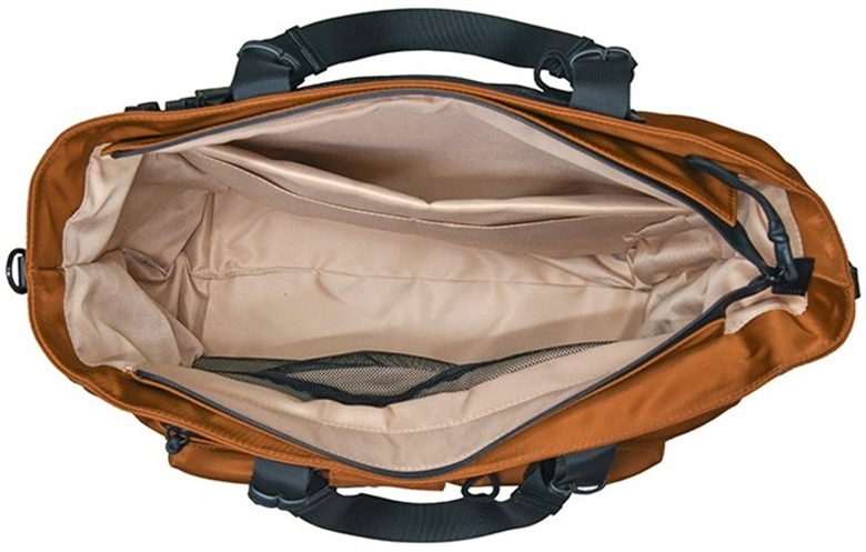 Klip Xtreme Nomadia 15.6" Laptop Briefcase Brown - KLB-851 - interior view