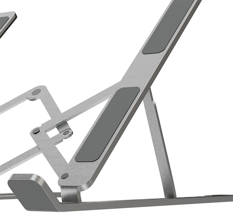 Klip Xtreme Notebook stand 8 levels Front View 2