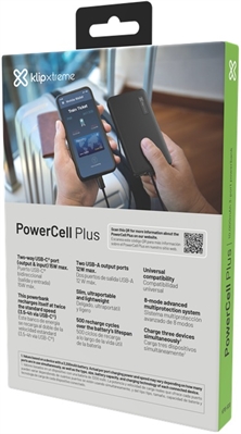 Klip Xtreme-Power bank-24 pin USB-C 5 pin Micro-USB Type B-24 pin USB-C Box View 6