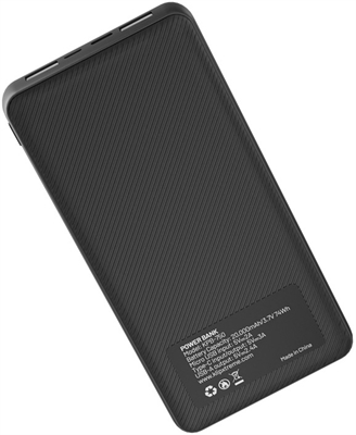 Klip Xtreme-Power bank-24 pin USB-C 5 pin Micro-USB Type B Rear View 3