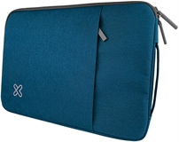 Klip Xtreme SquarePro  - Laptop Sleeve, Blue, Polyester