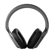 Klip Xtreme Style - Headset, Estéreo, Circumaurales, Inalámbrico, Bluetooth, 100Hz-20KHz, Gris