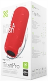 Klip Xtreme TitanPro - Portable Wireless Speaker, Bluetooth, Red