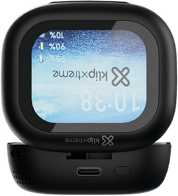 Klip Xtreme True wireless earphones For Phone For Portable electronics For Tablet Wireless 15Hrs Display Black Rear VIew 2