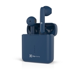 Klip Xtreme  TwinTouch KTE-010 - Auriculares, Estéreo, En el Oido, Inalámbrico, Bluetooth, USB-C, 20Hz-20KHz, Azul