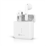 Klip Xtreme  TwinTouch KTE-010 - Earbuds, Stereo, In-ear, Wireless, Bluetooth, USB-C, 20Hz-20KHz, White