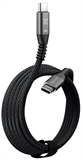 Klip Xtreme PowerGo 250 - USB Cable, USB Type-C Male to USB Type-C Male, USB 2.0, 3m, Black