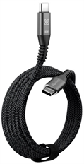 Klip Xtreme PowerGo 250 - USB Cable, USB Type-C Male to USB Type-C Male, USB 2.0, 3m, Black