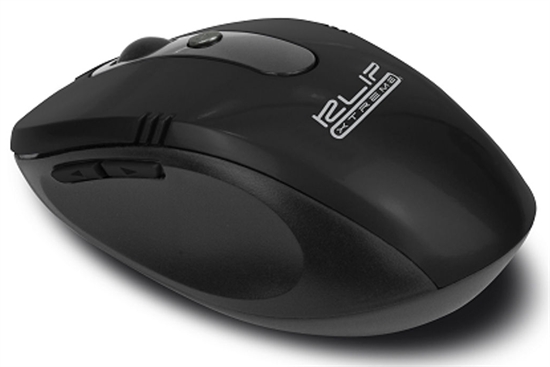 Klip Xtreme Vector Black Wireless Mouse Back Side View