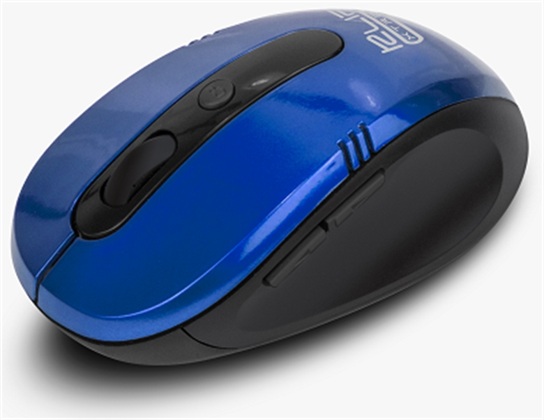 Klip Xtreme Vector Blue Wireless Mouse Isometric View