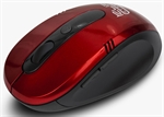 Klip Xtreme Vector  - Mouse, Inalámbrico, USB, Óptico, 1600 dpi, Rojo