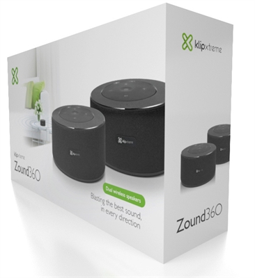 Klip Xtreme Zound360 Wireless Speakers Box