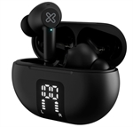 Klip Xtreme Edgebuds - Earbuds, Estéreo, En el Oído, Inalámbrico, Bluetooth, 20Hz-20KHz, Negro