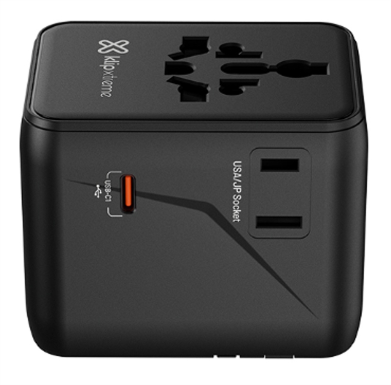 KMC-750 PowerWall Uni 100 All-in-One Universal Travel Adapter-Right Side View