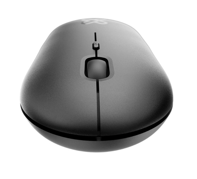 kmw-415bk-mouse-inalambrico-delgado-klip-xtreme-slimsurfer-vista frontal