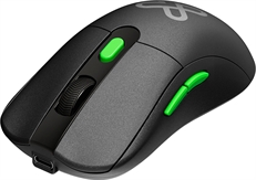 Klip Xtreme KMW-775  - Mouse, Inalámbrico, Trimode, Bluetooth, 2.4GHz, Recargable, 2400 DPI, Ergonómico, Negro