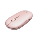 Klip Xtreme SlimSurfer - Mouse, Inalámbrico, USB, Óptico, 1600 dpi, Rosado