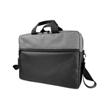 Klip Xtreme Classic Go - Laptop Briefcase, Black and Gray, Polyester, 15.6"