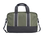 Klip Xtreme Modevo  - Bolso Maletín para Laptop de 14", Verde y Gris, Poliéster y Nailon