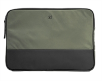 Klip Xtreme Modevo  - 14" Laptop Sleeve, Green and Gray, Polyester and Nylon
