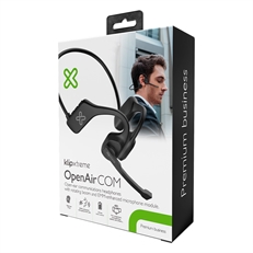 Klip Xtreme KOE-750BK  - Auriculares (Headset), para conferencias, para audio en casa, inalámbricos, diseño abierto (open ear), con micrófono