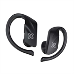 Klip Xtreme KTE-100BK - Earbuds, Estéreo, Supraaurales, Inalámbrico, Bluetooth, 20Hz-20kHz, Negro