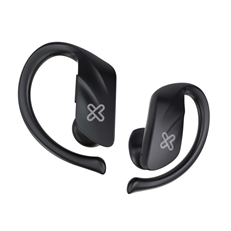 Klip Xtreme KTE-100BK - Earphones, Stereo, On-ear headband, Wireless, Bluetooth, 20Hz-20kHz, Black