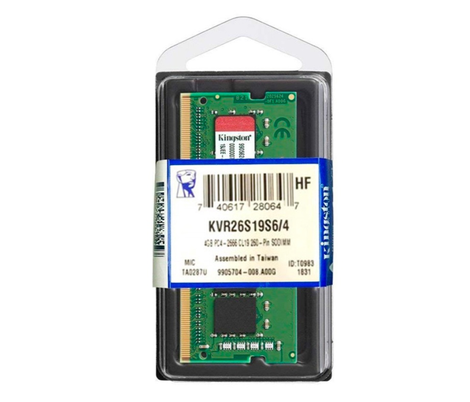 KINGSTON KVR26S19S8/8 PC4-2666V 8GB DDR4 ノートパソコン用メモリ