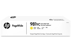 HP 981YC  - Yellow High Yield Ink Cartridge, 1 Pack