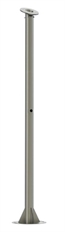 Hikvision L1500-X800-R125(TCGX06) - Poste para Cámara ANPR de 1.5 m, Acero y Aluminio, Gris