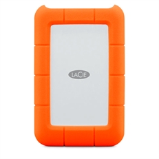 LaCie Rugged  - External Hard Drive, 1TB, Orange, HDD, USB 3.0