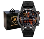 Lambo Smartwatch Aventador Ultimae nero - SmartWatch For Android / iOS, 300 mAH, 128 MB Memory, Black