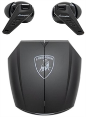 Lamborghini LB-TWS 700 - Earbuds, Estéreo, En el Oído, Inalámbrico, Bluetooth, 100Hz-20kHz, Negro