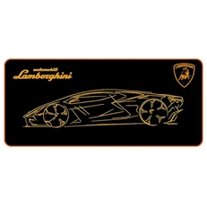 Lamborghini Stylish - Mousepad Gaming, Microtejido, Negro