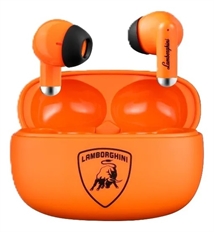 Lamborghini Mini LB-TWS - Earbuds, Estéreo, En el Oído, Inalámbrico, Bluetooth, 100Hz-20kHz, Naranja