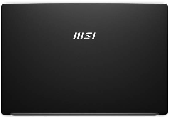 laptop msi modern view back