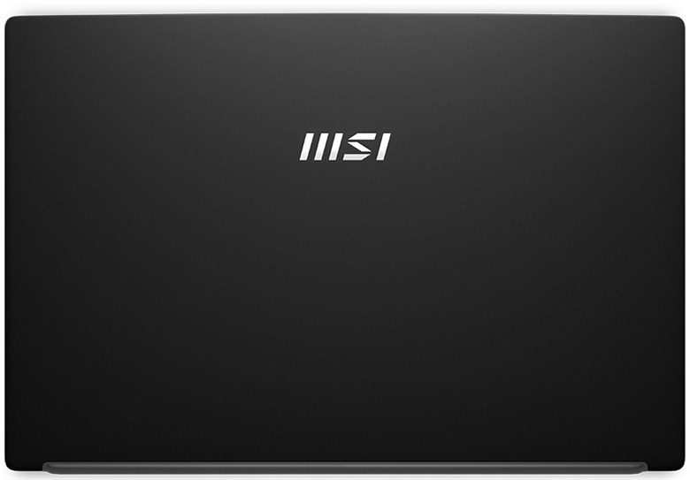 laptop msi modern view back