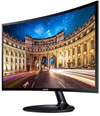 Samsung CF390 - Monitor, 23.5", Full HD 1920 x 1080p, VA LED, 16:9, Tiempo de Refresco 60Hz, Negro