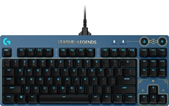 Logitech G Pro - Teclado Gaming, Mecánico, Switch GX Marrón, Cableado, USB, RGB, Español, Edición League of Leguends